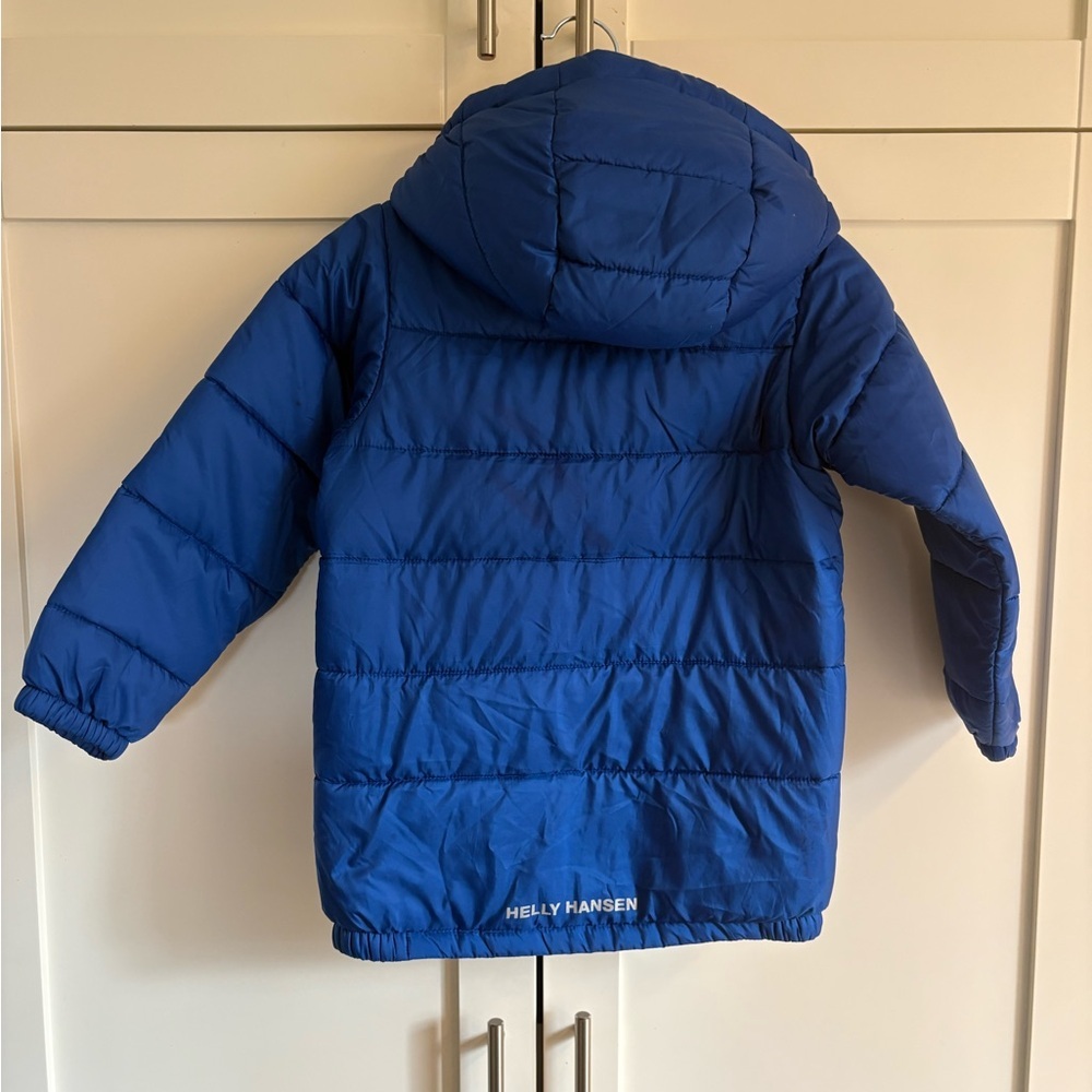 Helly Hansen Helly Hansen Kid's Arctic Puffy Jacket | Blue Orange - Picture 2 of 5